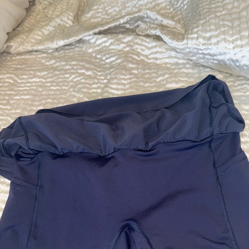 Lululemon Final Lap Skirt Skort built in shorts midnight navy blue 8 - Picture 9 of 11